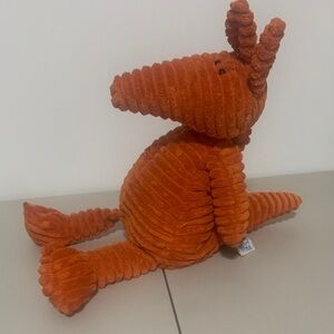 Retired Jellycat Cordy Roy Aardvark Rare Burnt Orange Plush